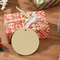 Custom Shape New Home Christmas Tree Round Laser Engraving Blank Mirror Acrylic Ornaments Blanks
