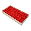 Hot Sale Mother's Day Christmas Decoration Red Carnation Soap Flower Heads Artificial Bouquet Gift Box