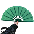 Custom Hand Fans Wholesale Large logo Bamboo Crafts Fans Hand Held Sublimation Clack Fans Blanks for Decoration and Gifts