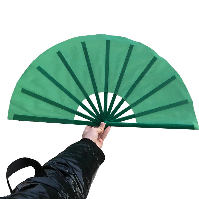 Custom Hand Fans Wholesale Large logo Bamboo Crafts Fans Hand Held Sublimation Clack Fans Blanks for Decoration and Gifts