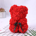 Hot Sale 25cm Foam Rose Teddy Bear Flower Rose with Box Valentine's Girlfriend Mother's Day Gift Osos De Flores