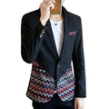 10% OFF M-3XL Autumn New Products Handsome Casual Ethnic Style Suit Men's Jacket Korean Trend Men's Suit Jacket
