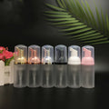 30ml Empty White Glossy/clear Frosted/clear Foam Pump Facial Cleanser Foaming Bottle PET Travel Small Shampoo Plastic Bottle