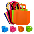 Wholesale Reusable Eco-friendly Custom Logo Non Woven Tote Bag CMYK Printing Small Size Bulk Pack MOQ 1000pcs Charming Brand
