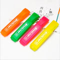 New Arrival Hot Sale Flat Shape Pastel Color Highlighter Set with Customer Logoboard Pen MegaBDM