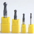 MTS End Mills Set Metal Milling Cutter Endmill Cutting Carbide Ball Nose End Mill