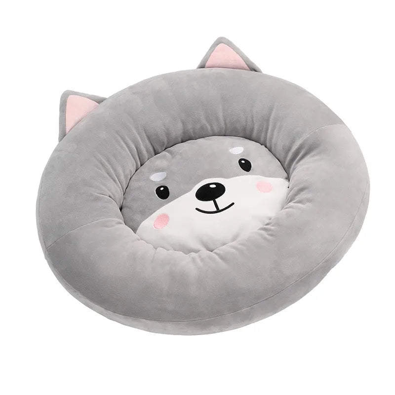 Hot Sale Exquisite Sleeping Soft Fabric Cat Cushion Pillow Plush Warmth and Thickening Dog Beds Luxury Pet Bed