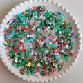 ChristmasTree Slices Polymer Hot Clay Sprinkles For Shaker Art Decoration DIY Crystal Slime Filling Accessories