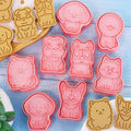 2023 Cute Puppy Biscuit Molds Teddy Dog Fondant Cookie Cutters 8PCS/Set Pastry Graduation Ramadan Diwali Thanksgiving