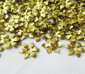 Tiny Brass Petal 11mm Filigree Findings Flower Components DIY Crafts