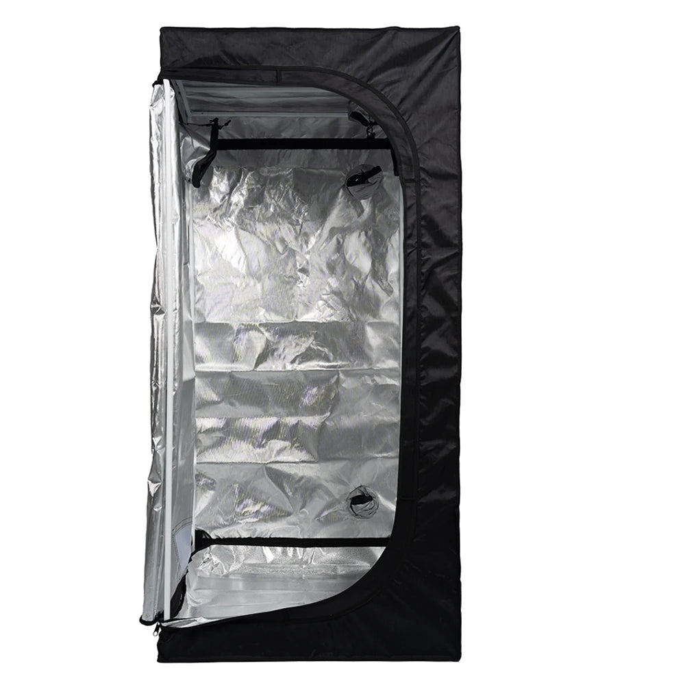 BAVA Heavy Oversize Zipper 2x2 Plant Grow Box 600D Thicken Mylar Hydroponics Growing System With Observation Window Tool Bag