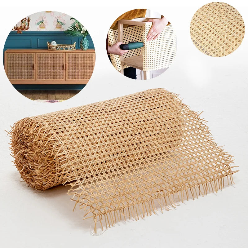 Cheap Top Quality Indonesia Rattan Mesh Roll Wovenrattan Rattan Cane Webbing Roll