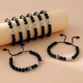 2026 Hot Selling Trendy Frosted Football 26 Letter Adjustable Beaded Bracelet for Fans Wholesale