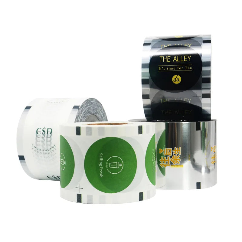 Sealing Film Roll Flexible Packaging Customized Waterproof for Milktea PP Cup Lid Sealing Film