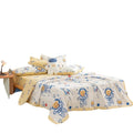 YongHo Modern European American Cartoon Style Washed Cotton Summer Quilt Air Conditioning Cooling Summer Comforter