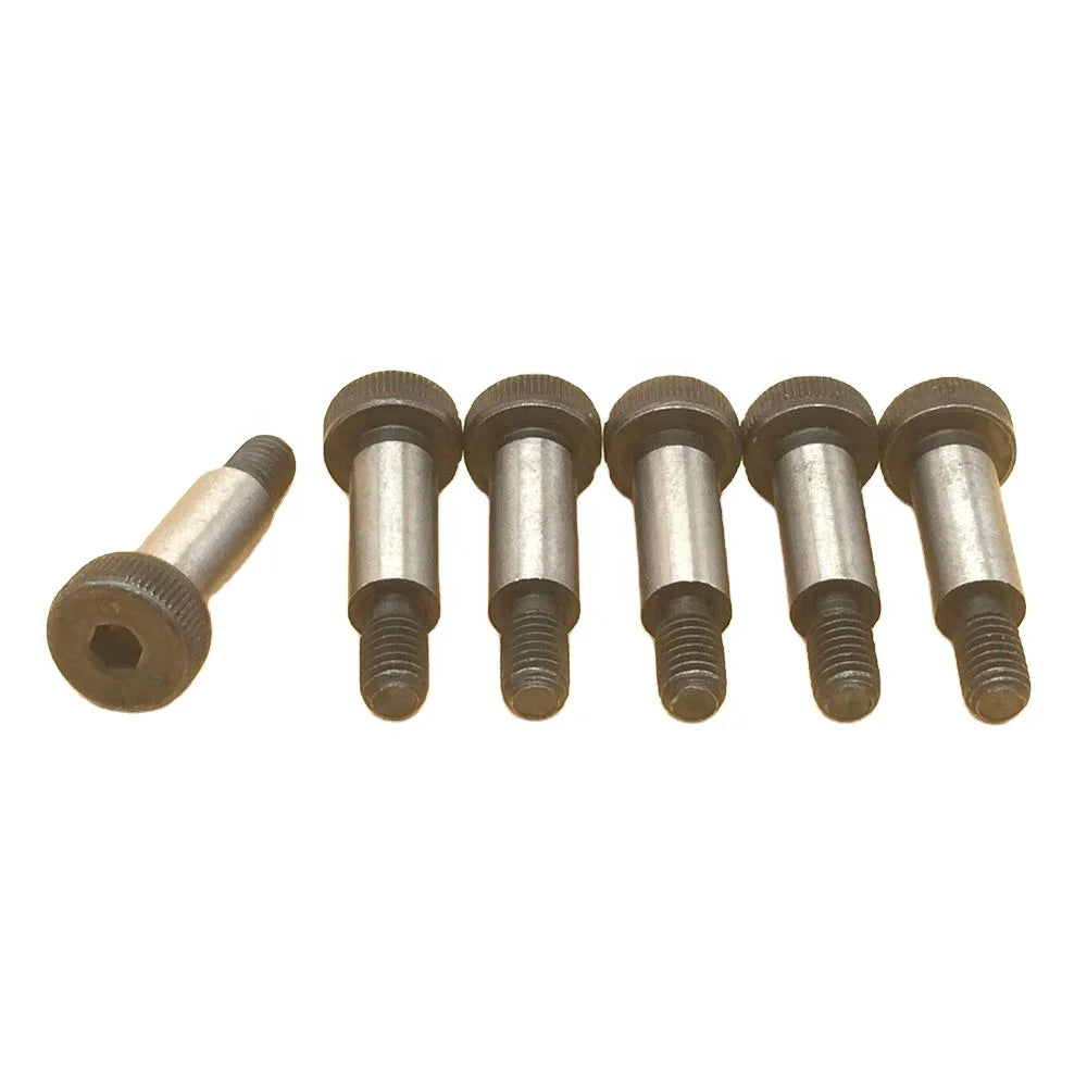 Grade 12.9 Harden Steel Hexagon Socket Head Bolt M3 M4 M5 M6 M8 Sizes Knurled Stepped Shoulder Black Oxide Finish Metric Inch
