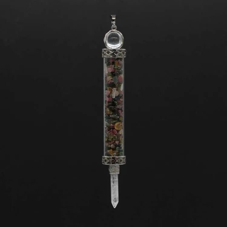 Diy Natural Crystal Quartz Plane Healing Wands : Tumbled Chakra Crystal  Plane Healing Wand Pendants for Sale Souvenirs Gift