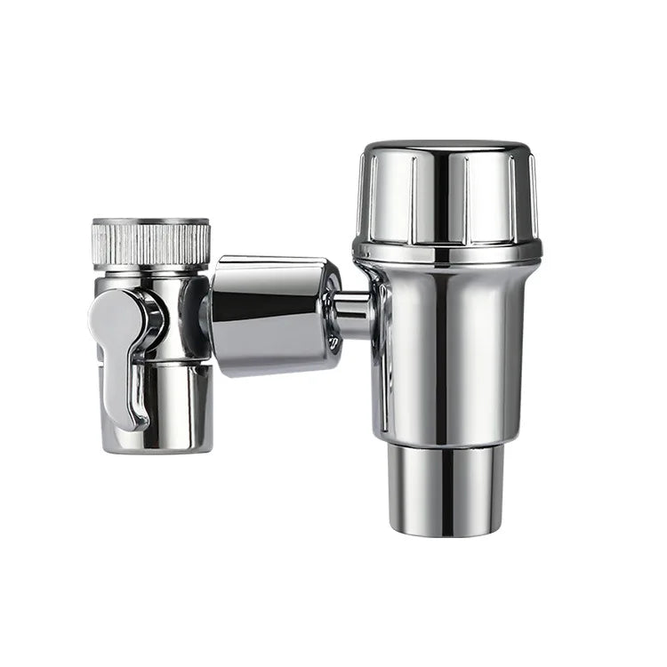 YenvQee Activated Carbon Faucet Adapter Water Filter with 5m Filtration for Kitchen Faucet (Household Use)