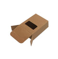 Wholesale Custom Brown Eco Friendly Kraft Paper Soap Box Packaging with Embossing & Matt Lamination for Cosmetic Use