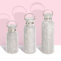 304 Stainless Steel Double Wall Vacuum Insulated Eco-Friendly Sparkling Tumbler Diamond Rhinestone Bling for Party Use 24/12