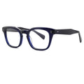 2026 Newest Thickening Acetate Cow Horn Vintage Rice Nail Square Large Frame Thick Leg Men and Women Flat Lenses Eyeglasses