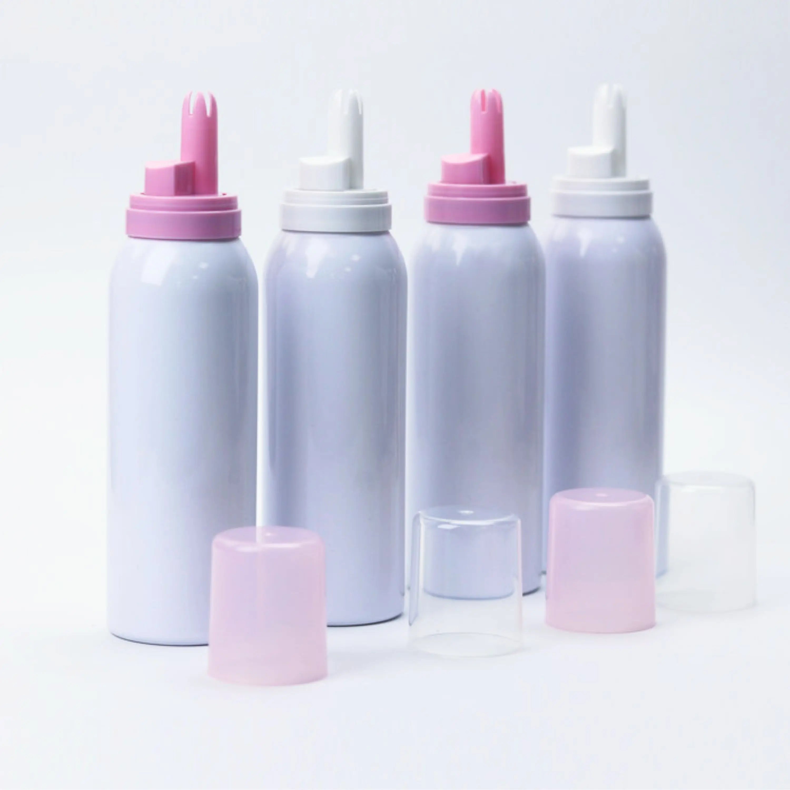 Hot Sale Stock Transparent Frosted Pink Black Lash Shampoo Bottle Custom Eyelash/face Cleaning Foam Pump Bottle