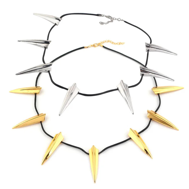 Wholesale Marvel Comics  Cosplay Pendant Necklace Wakanda King T'challa Super Hero Black Panther Claw Necklace