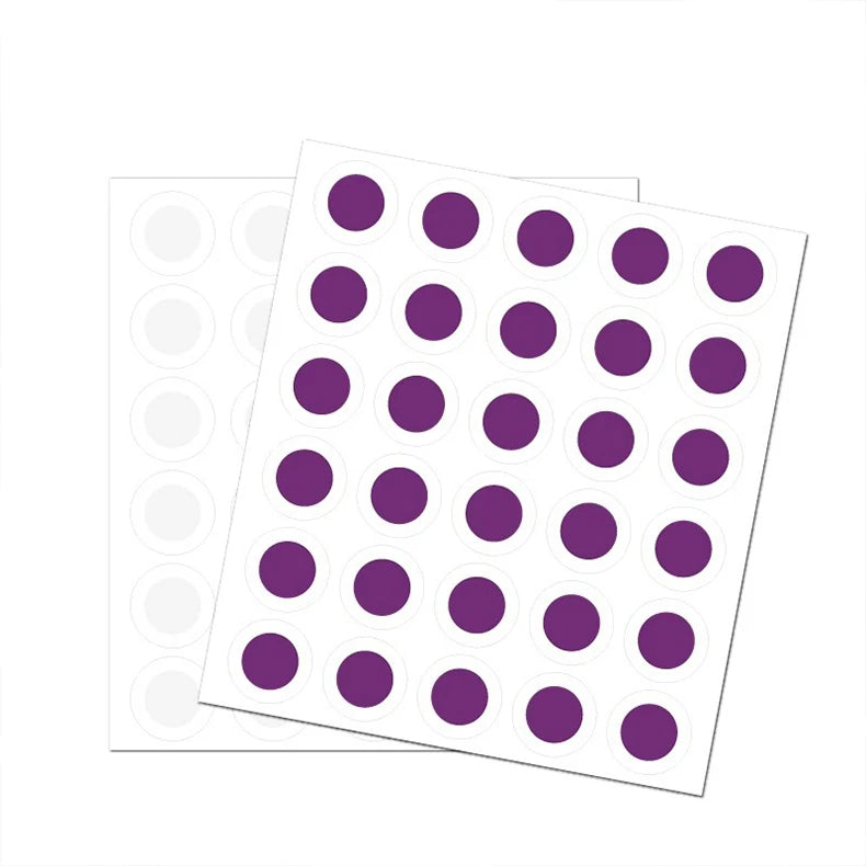 Popular Mini UV Discoloration Warning Transparent Indicator Sticker for Outdoor Skin Sunscreen Sticker UV Testing Sticker