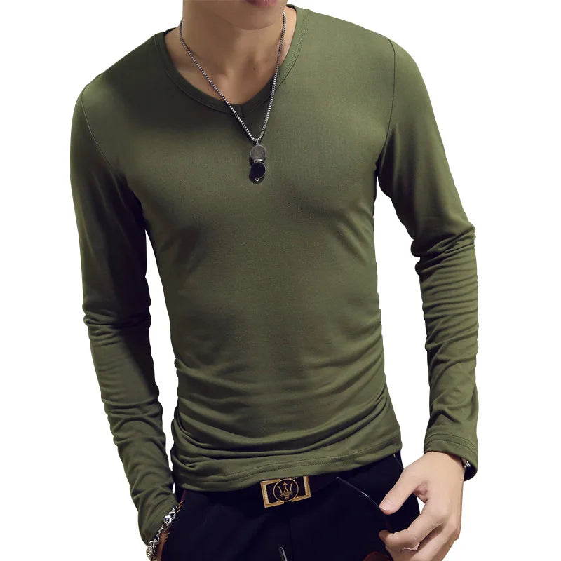 Quick Dry Sports Solid Wholesale Slim O-neck Long Sleeve Crew Neck Custom Logocheap Promotional Mensun protection T-shirt Tops