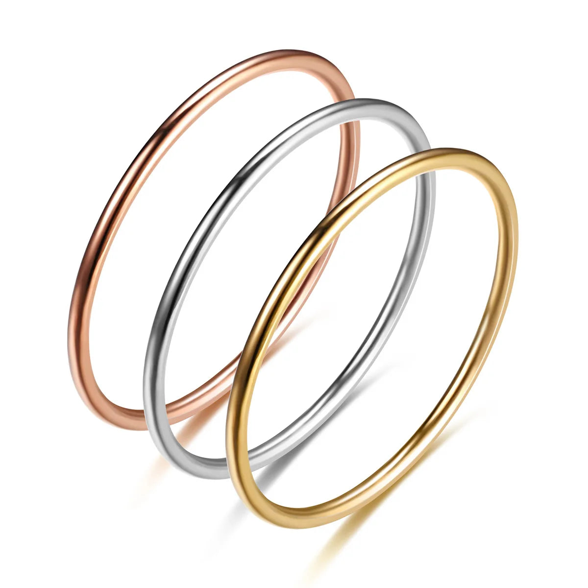 LC20231152 Men's and Women's Circle Ring Latest Fashion Wholesale Stainless Steel Classic Rings