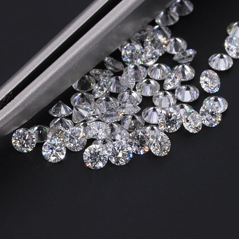 Starsgem Hpht Cvd Lab Diamant VVS VS Clarity D Color Brilliant Cut Hot Sale Lab Grown Synthetic Melee Diamond for Jewelry Making