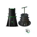 Moonbay Modern Black Anti-UV Plastic Adjustable Self-Leveling Deck Support Pedestal 2000kg Capacity 5-Year Warranty for Outdoor