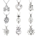 Alibaba China Supplier Custom Wholesale Luxury Creative Fashion Jewelry Charms 925 Sterling Silver Pearl Cage Pendant Necklace