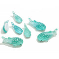 DIY Handmade Turquoise Color Resin Whale Charms Flatback Kawaii Cabochon for Jewelry Making Accessories