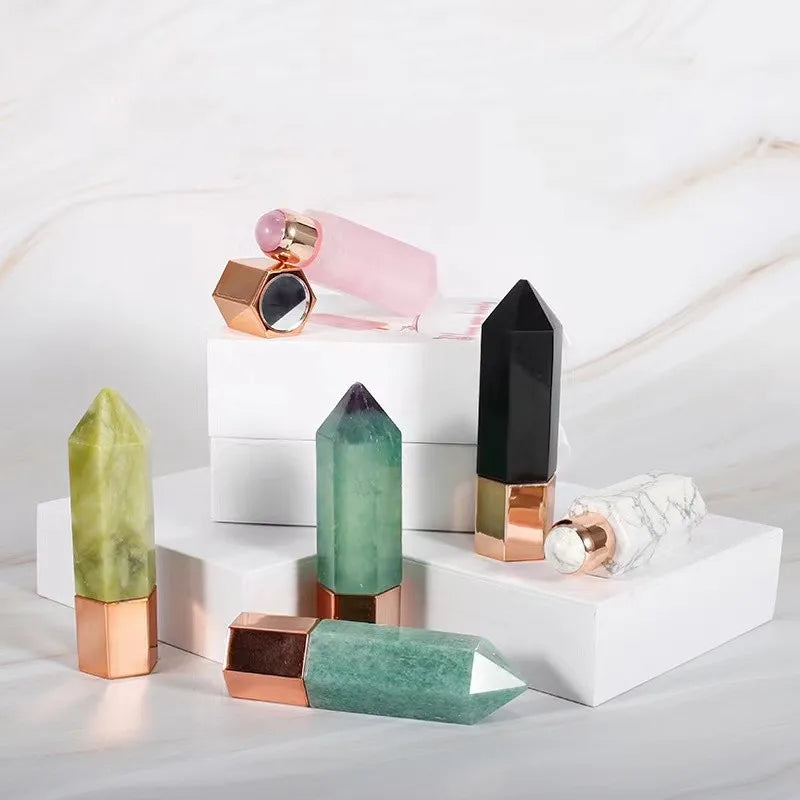 Factory Direct Sale Crystal 10ml Roller Bottle for Essential Oil Perfumeay Gift