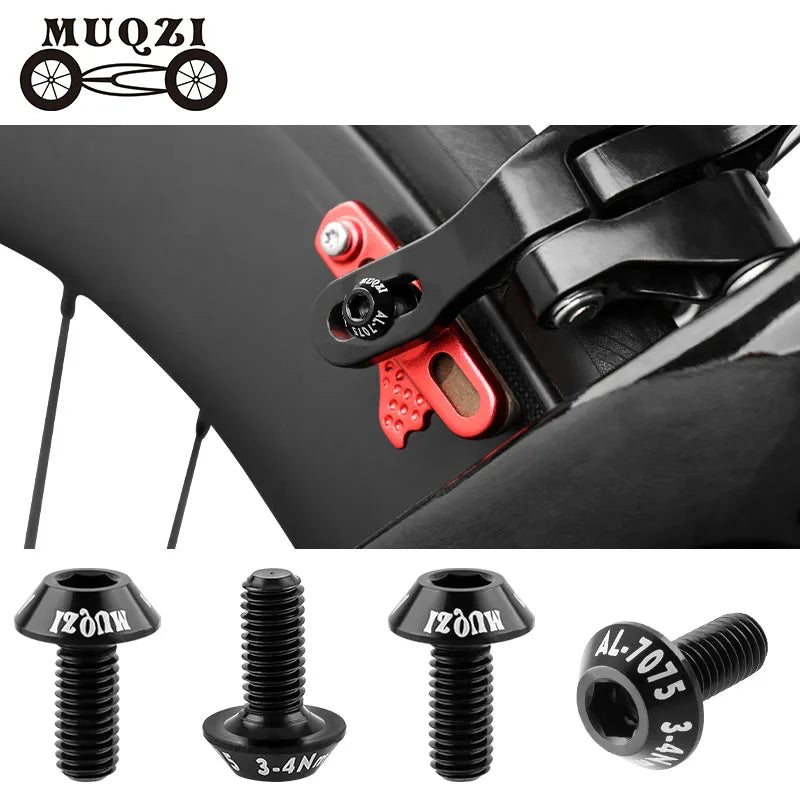 MUQZI Folding Bike Brake Screws C Clip Brake Pads Fixing Screw M5 Brake Clamps Screw