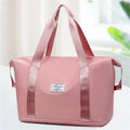 Business Luggage Travel Bags Female Handheld Large Capacity Sport Storage Bag Pink Foldable Travel Bag