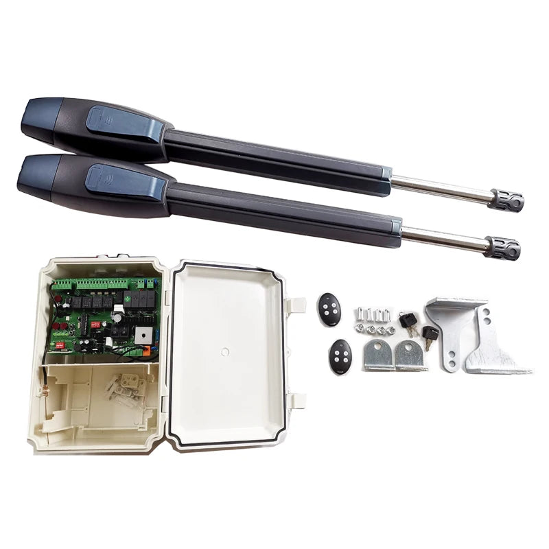 2025 New Design Swing Gate Opener Remote Swing Gate Motor Dual Heavy Duty Gate Opener Kit for Home