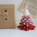 Handmade Christmas Tree Shape Soy Wax and Beeswax Scented Candles Creative Home Decoration and Birthdays