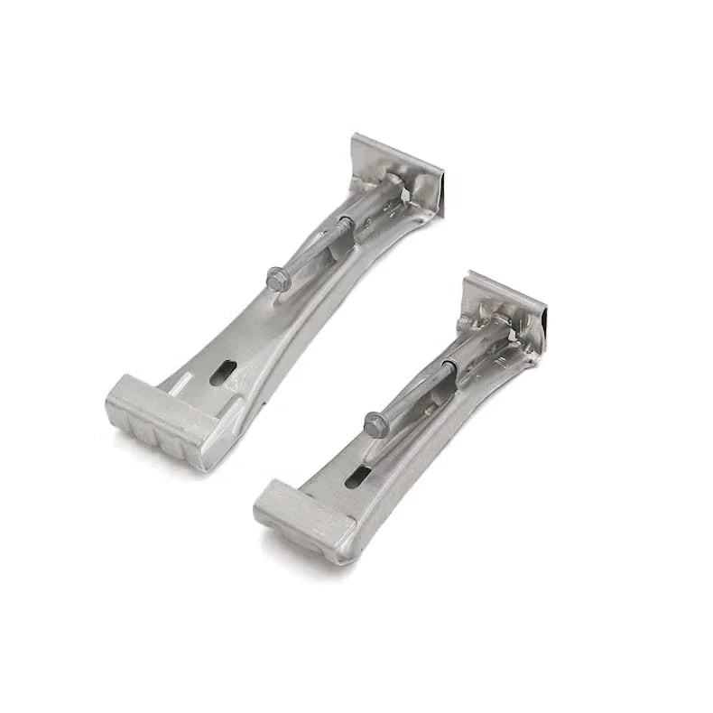 6'' Hidden Rain Gutter Guard Bracket Hook Accessories with Screw Clip Style Reinforce Gutters Hanger