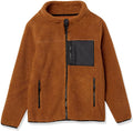 Wholesale Solid Color Plaid Fleece Zip-up Sherpa Jacket for Men Long Winter Coats Customizable Solid Color Plaid Fleece