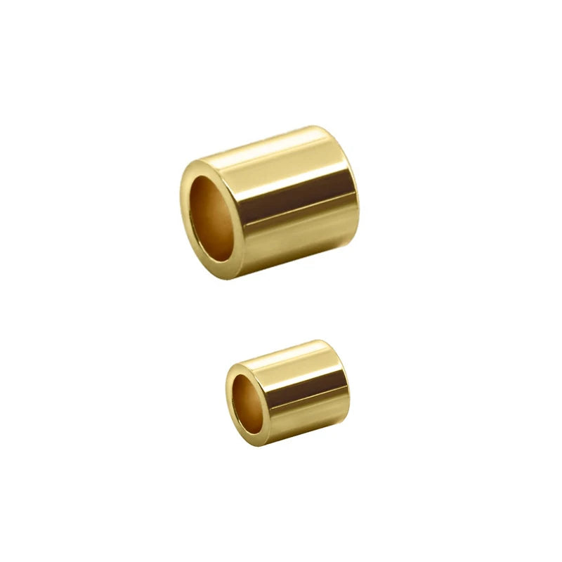 Hot Sale 14K Gold Filled Crimp Beads End Tube for Jewelry DIY Connection Making