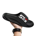 Men's Winter Breathable Slippers with Soft Bottom PVC Insole Non-Slip Home Bathroom Sandals Celebrated Internet Couple's Outfit