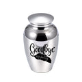 Ashes Funeral Small Cremation Urn Casket Container Mini No Deformation Commemorate the Departed Loved Ones Lock Belt Gift Velvet
