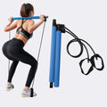 Wholesale Lightweight Indoor Pilates Bar Resistance Ropes Portable Yoga Fitness Equipment for Home Booty Exercise for Body