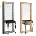 Customized Modern Luxury Stainless Steel Glass Mirror Station for Hair Salon Supermarket & Hotel Use-Starry MR21 Commercial