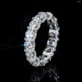 Wholesale Factory Price Bling Iced Out Moissanite Jewelry 925 Silver Diamond Jewelry Hiphop Eternity Moissanite Ring