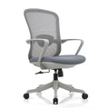 360 Degree Rotation Comfortable Mid Back Office Chairs Modern Design Medium Back Ergonomic Mesh Back Office Chair