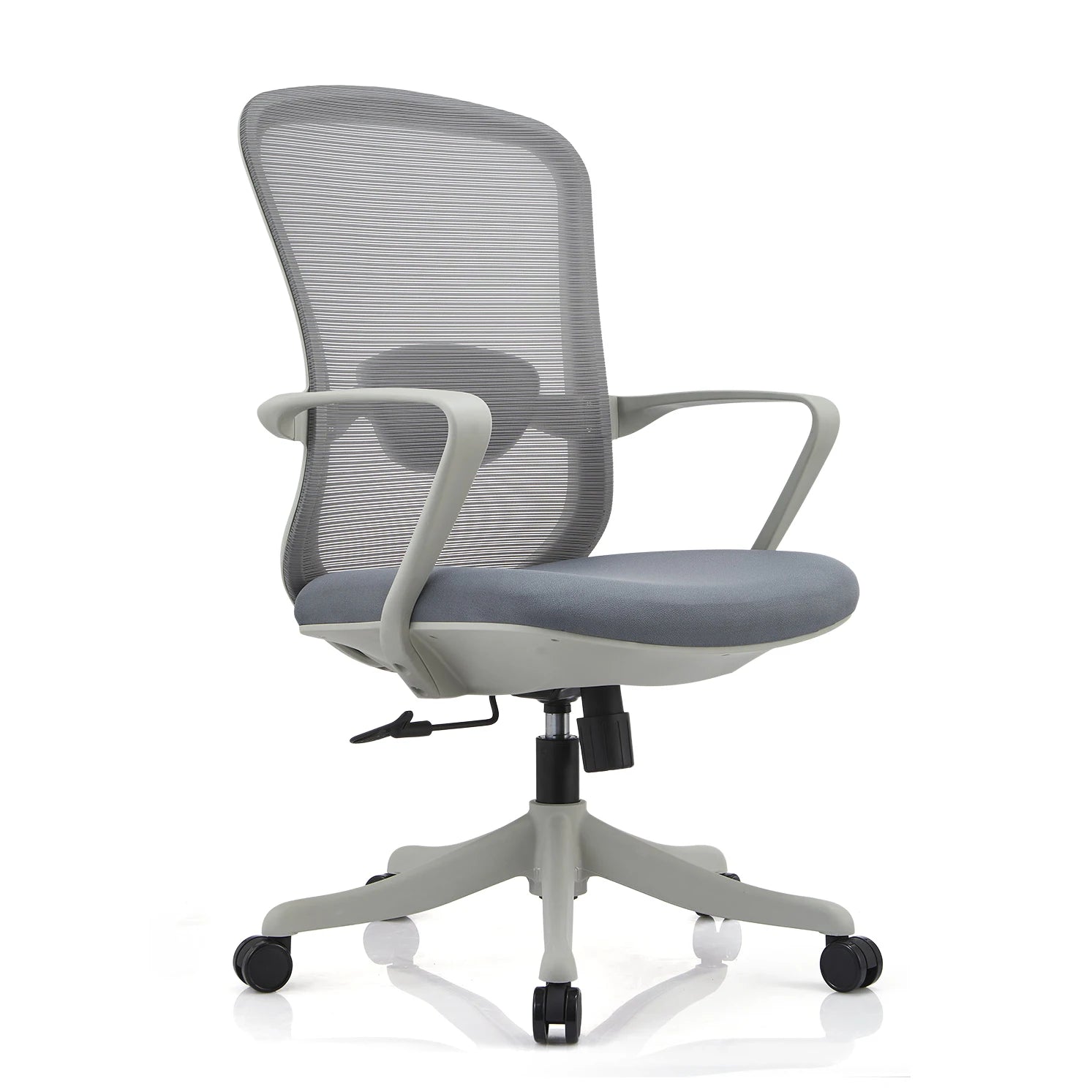 360 Degree Rotation Comfortable Mid Back Office Chairs Modern Design Medium Back Ergonomic Mesh Back Office Chair