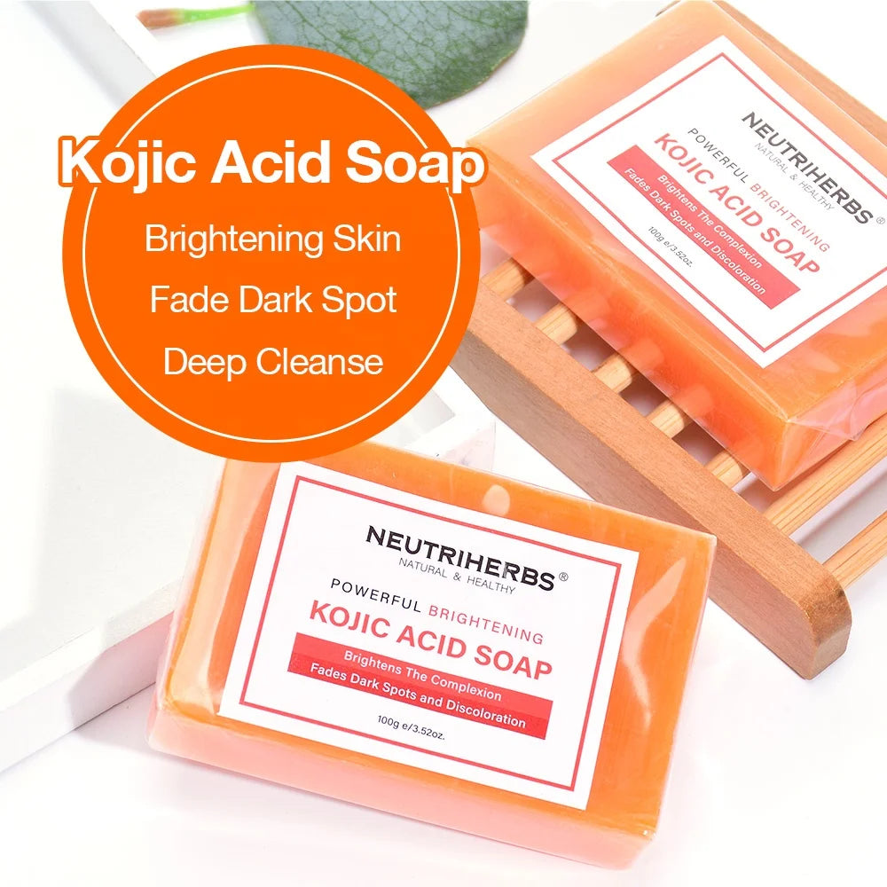 Neutriherbs Private Label Wholesale Natural Kojic Acid & Papaya Skin Whitening Brightening Soap